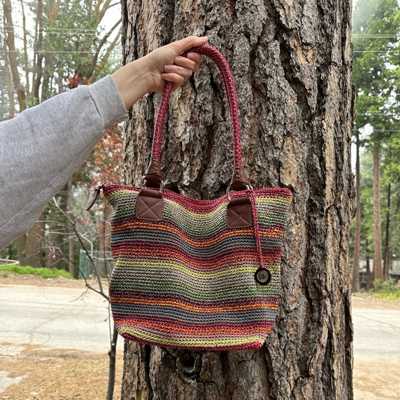 The Sak Crochet Multicolored Large Purse - Picture 1 of 4
